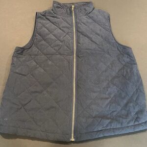 Umgee Dark Blue Quilted Vest